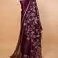 Wine Puna Silk Suit