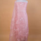 Light Pink Embroidered Organza Suit
