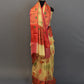 Beige Multi Color Woven Cotton Banarasi Saree