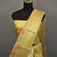 Metallic Golden Floral Tissue Fancy Banarasi Saree