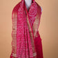 Rani Pink Resham Buti  Raw Silk Saree