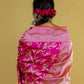 Rani Pink Kadhwa Jangla Meenadar Banarasi Silk Saree