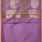 Lavender Chanderi Weaving Co-ords