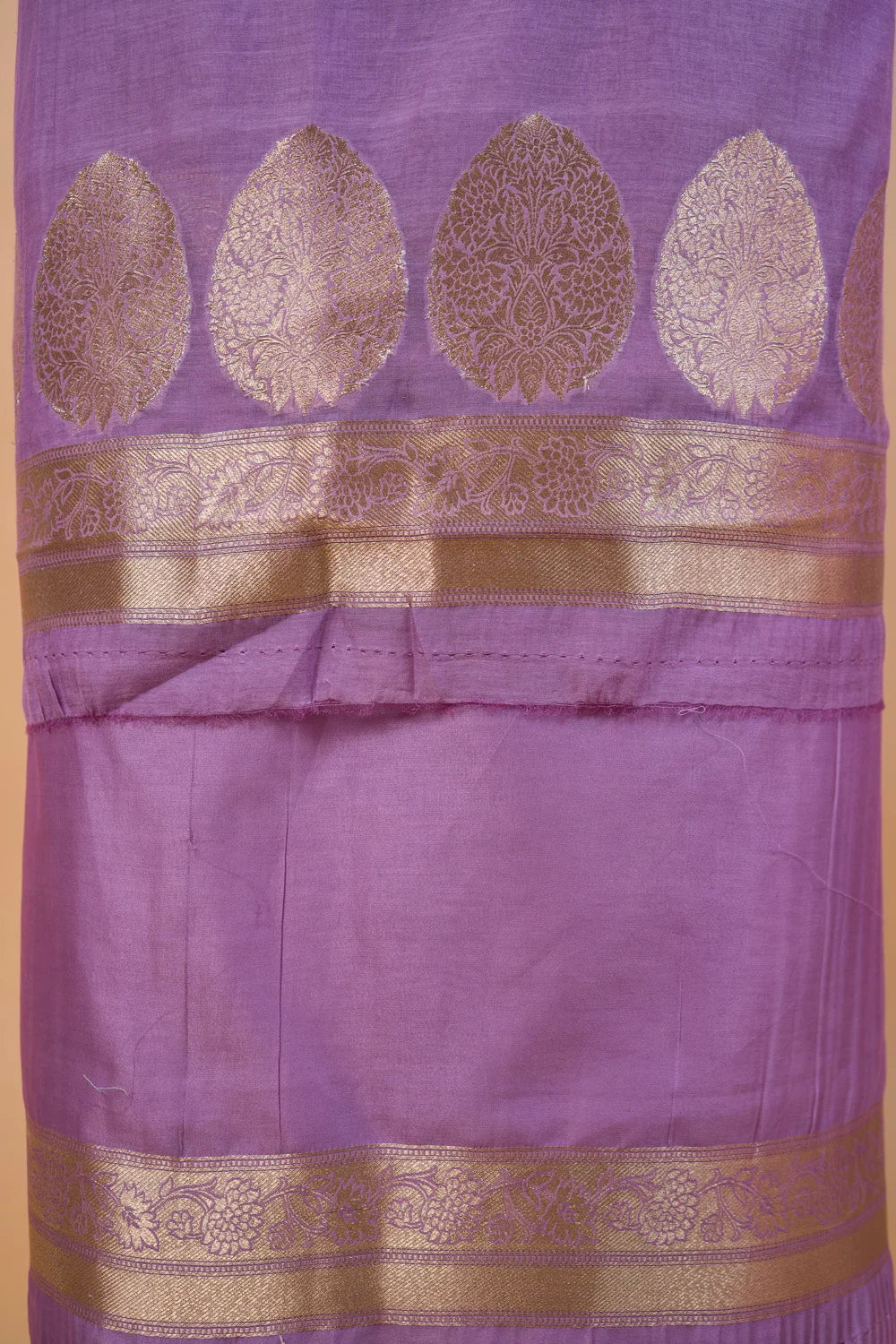 Lavender Chanderi Weaving Co-ords