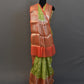 Pista Green Floral Zari Weaving Chanderi Silk Saree